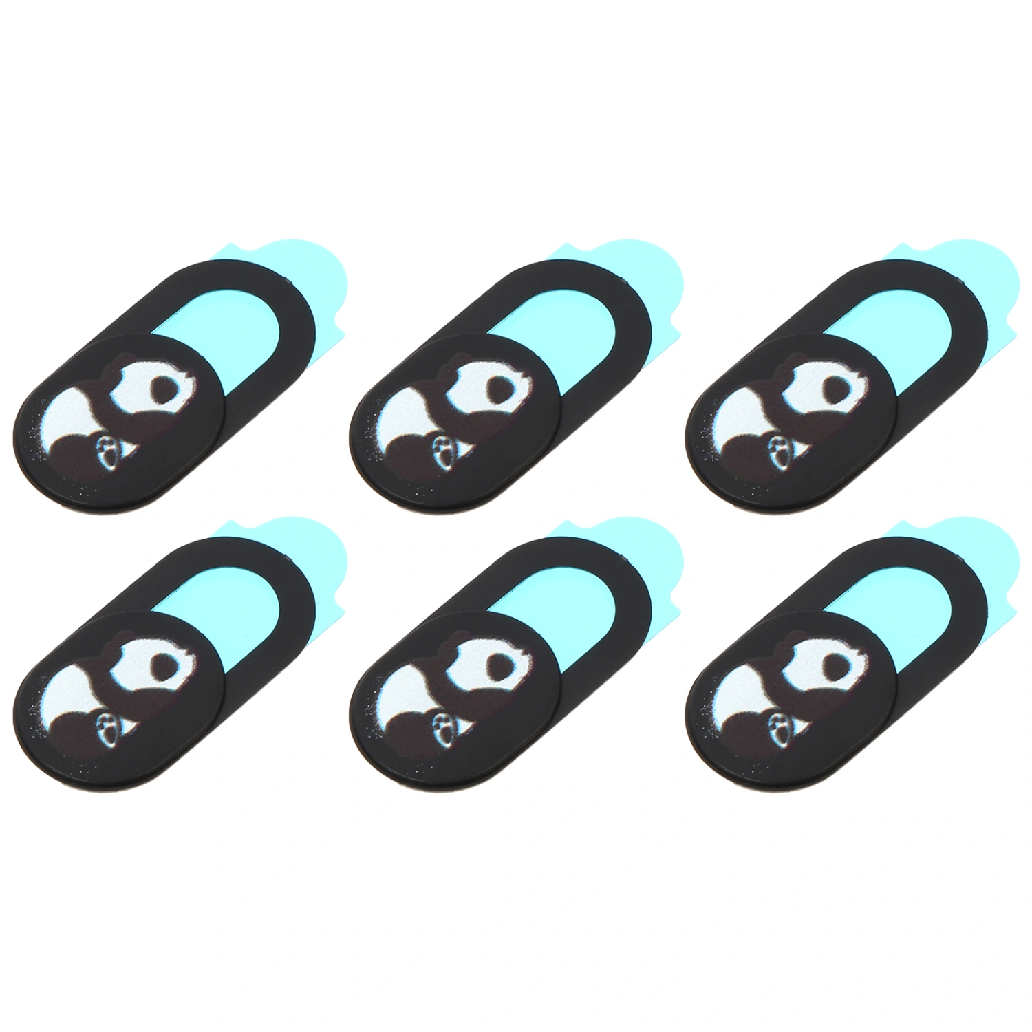 6pcs Cartoon Laptop Camera Cover Slide Ultra-Thin Slide Laptop Webcam Slider