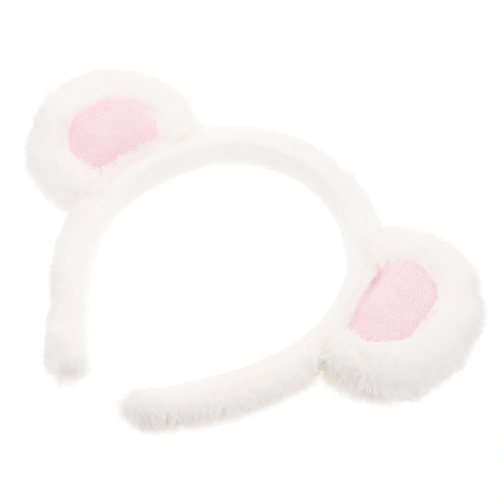 Lovely Bear Ear Headband Cosplay Party Hair Accessory Hairband with Bear Ears