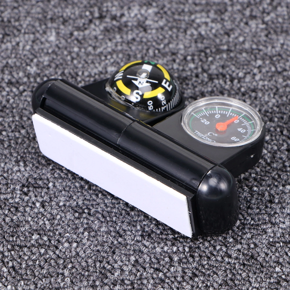 Multifunctional Car Auto Vehicle Navigation Compass Thermometer Car Ornament Accessory