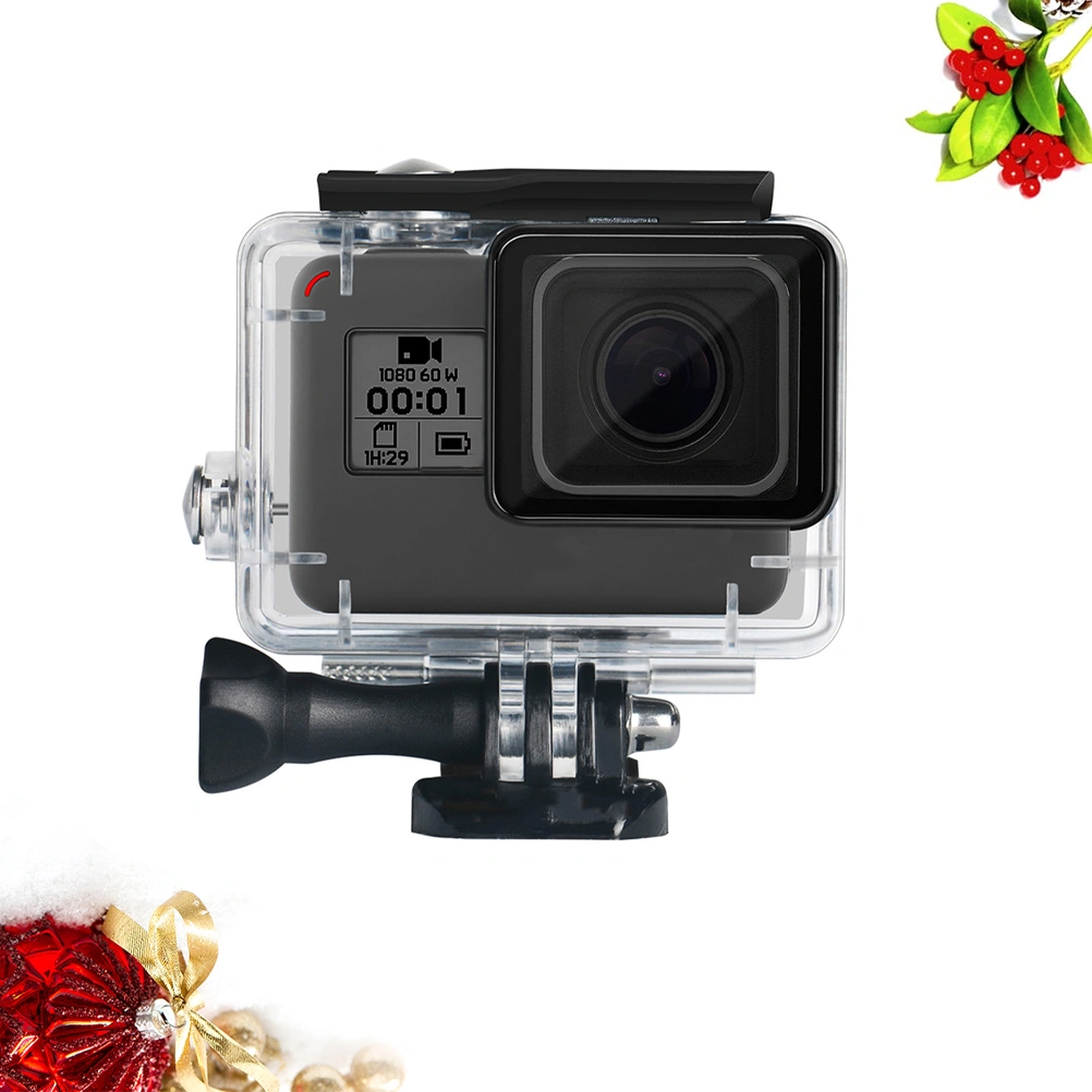 Waterproof Camera Case Underwater Camera Protective Housing Case Camera Shell Compatible for GoPro HERO7 (Black)
