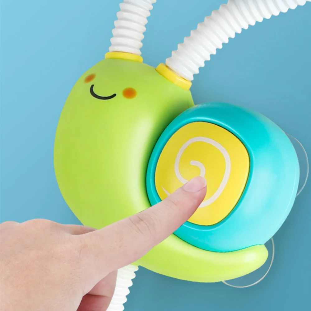 Baby Bathing Toy Cartoon Snail Toy Electric Spray Water Toy Kids Snail Toy