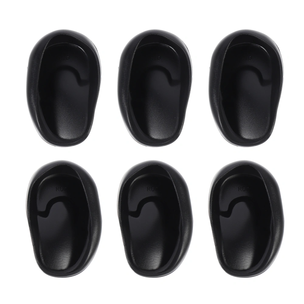 6pcs Hair Dye Oil Treatment Earmuffs Hair Styling Earmuffs Ear Protectors