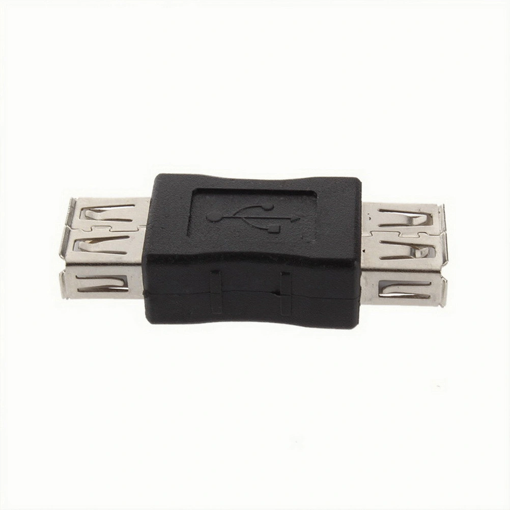 USB Type A Female to Female Adapter (Black)