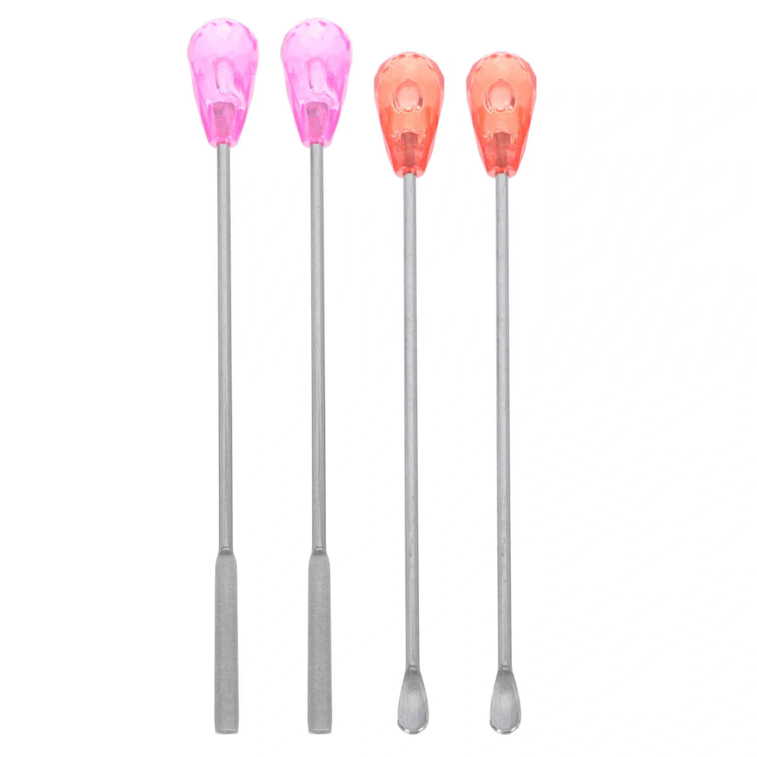 4pcs Stainless Steel Tattooing Ink Spoons Stirring Sticks Pigment Agitators