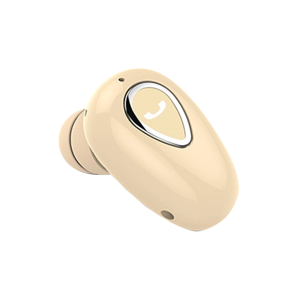 WirelessMini Invisible In-Ear Sports Headphones Headset for Daily Sports (Skin-color)