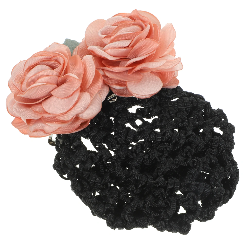 Hair Bun Cover Flower Hair Bun Net Lady Hair Snood Net Women Hair Accessory