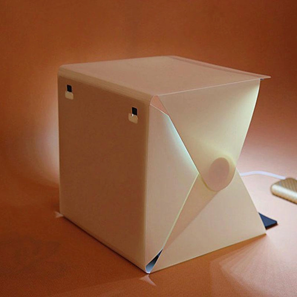 Mini USB Photo Studio Shooting Tent Portable Folding Photography Home Studio Lighting Box Booth (White)