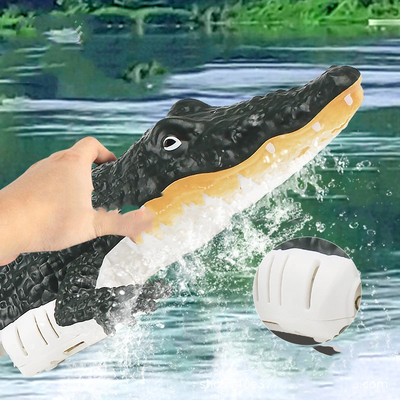 Remote Control Simulated Crocodile Electric Remote-control Ship High Speed