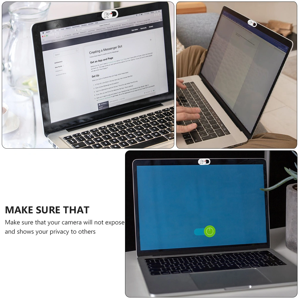 3pcs Webcam Cover Slider Web Camera Cover Slide Blocker for Privacy Protection