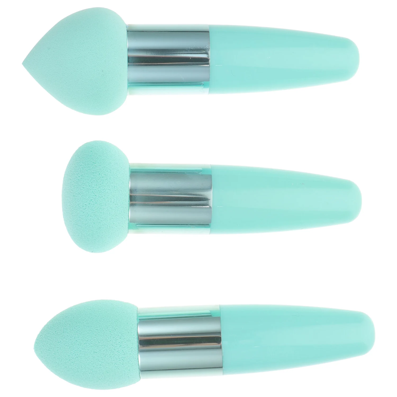 3pcs Foundation Makeup Sponge Brush Facial Cosmetic Puff Pens Makeup Applicator