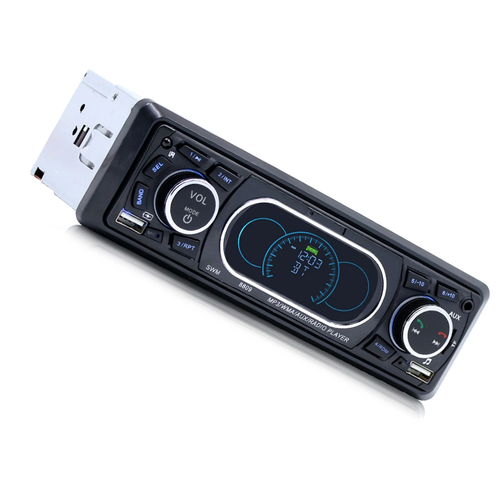 AutomobileMulti-functional Car MP3 Player FM Radio USB AUX TF Car Player (Black)