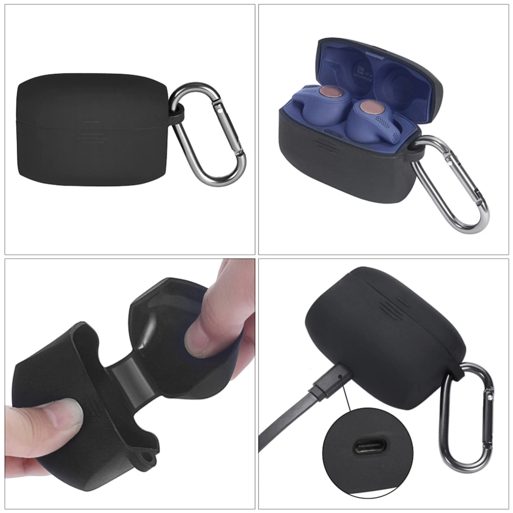 1 Pc Silicone Earphone Storage Box Cover Compatible with Active 65t