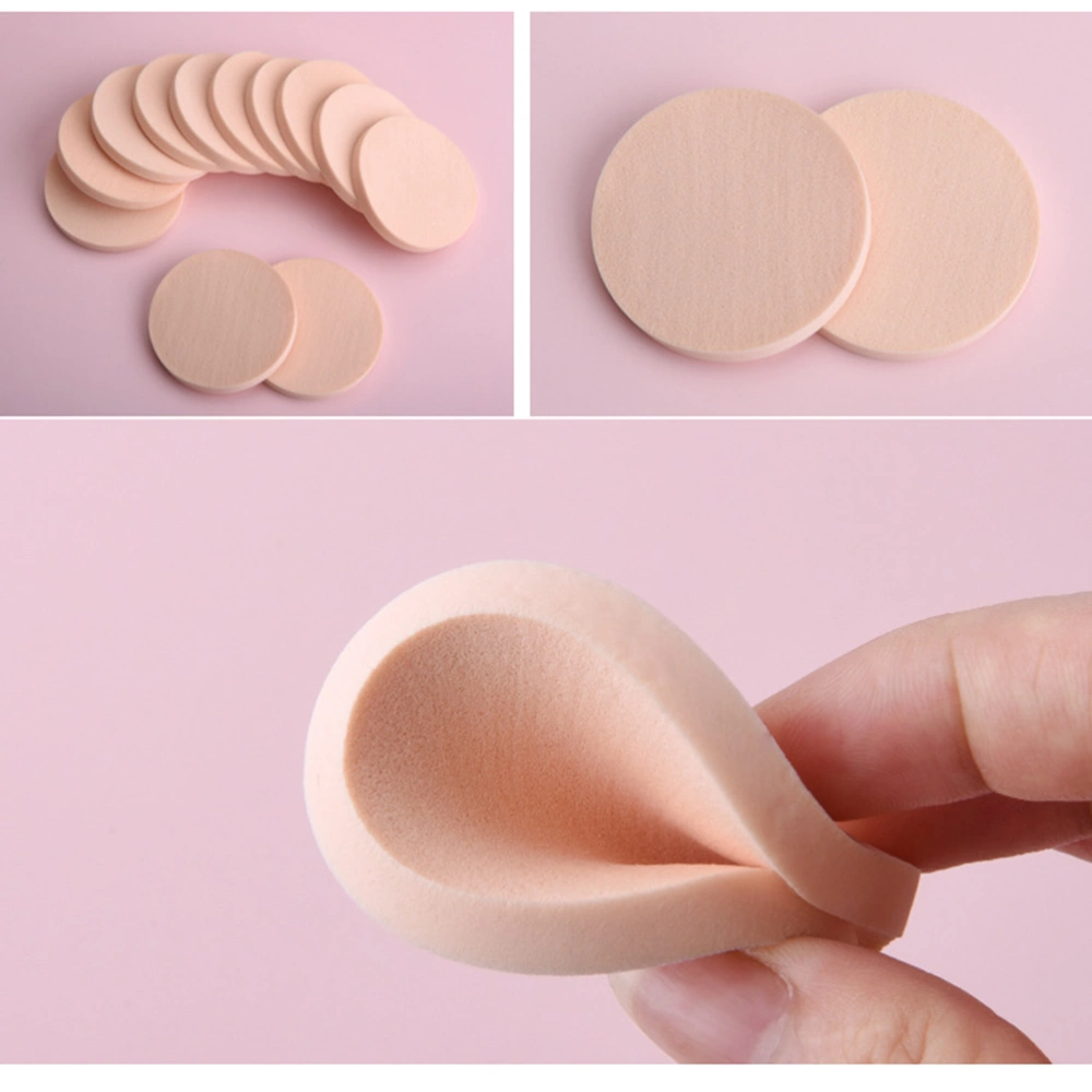 24pcs Round Makeup Sponges Wet and Dry Use Powder Puff Makeup Tool for BB Cream Liquid Foundation (12Ps/Bag)