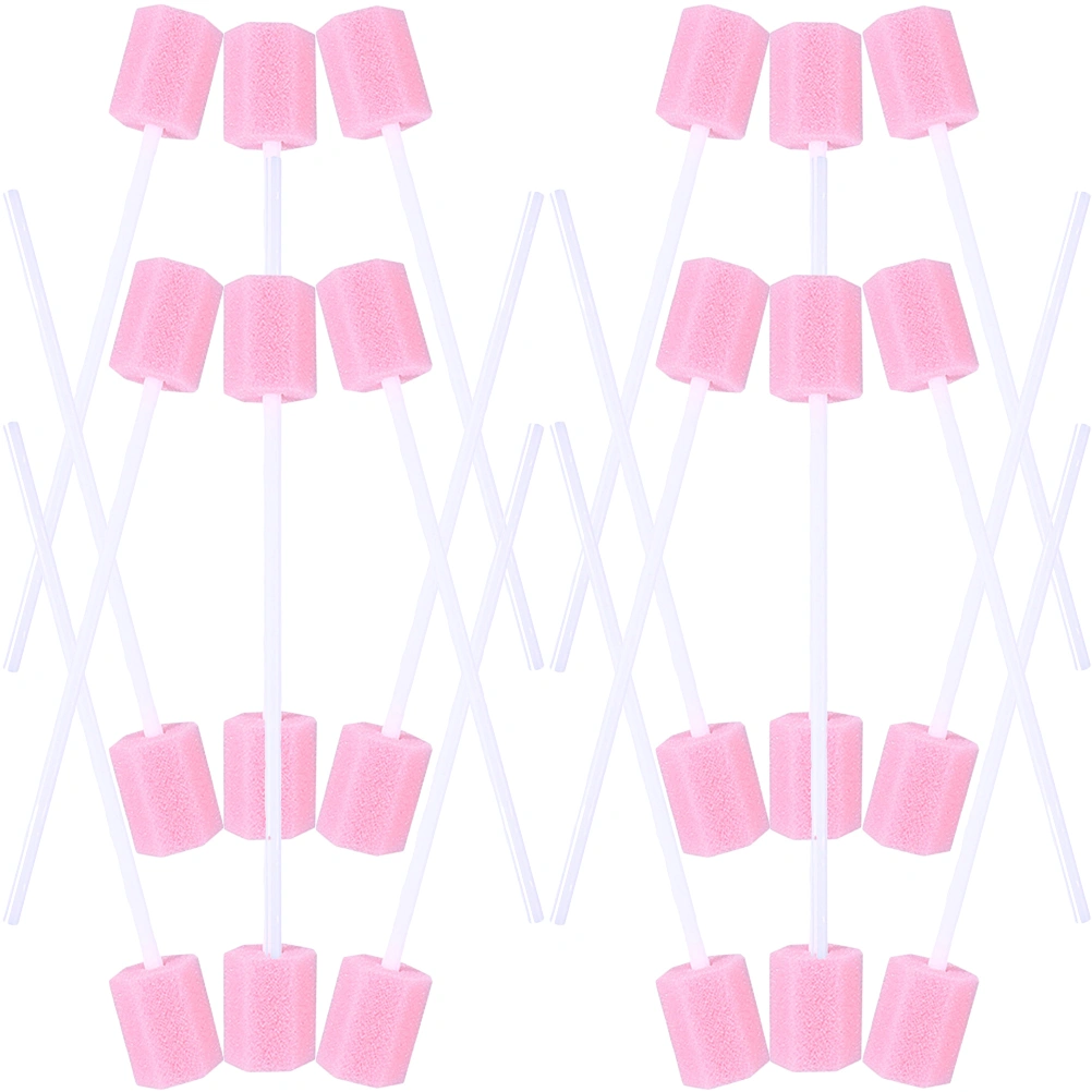 80Pcs Mouth Sponges Dental Swabs Disposable Oral Care Sponge Swab Tooth Cleaning Mouth Swabs