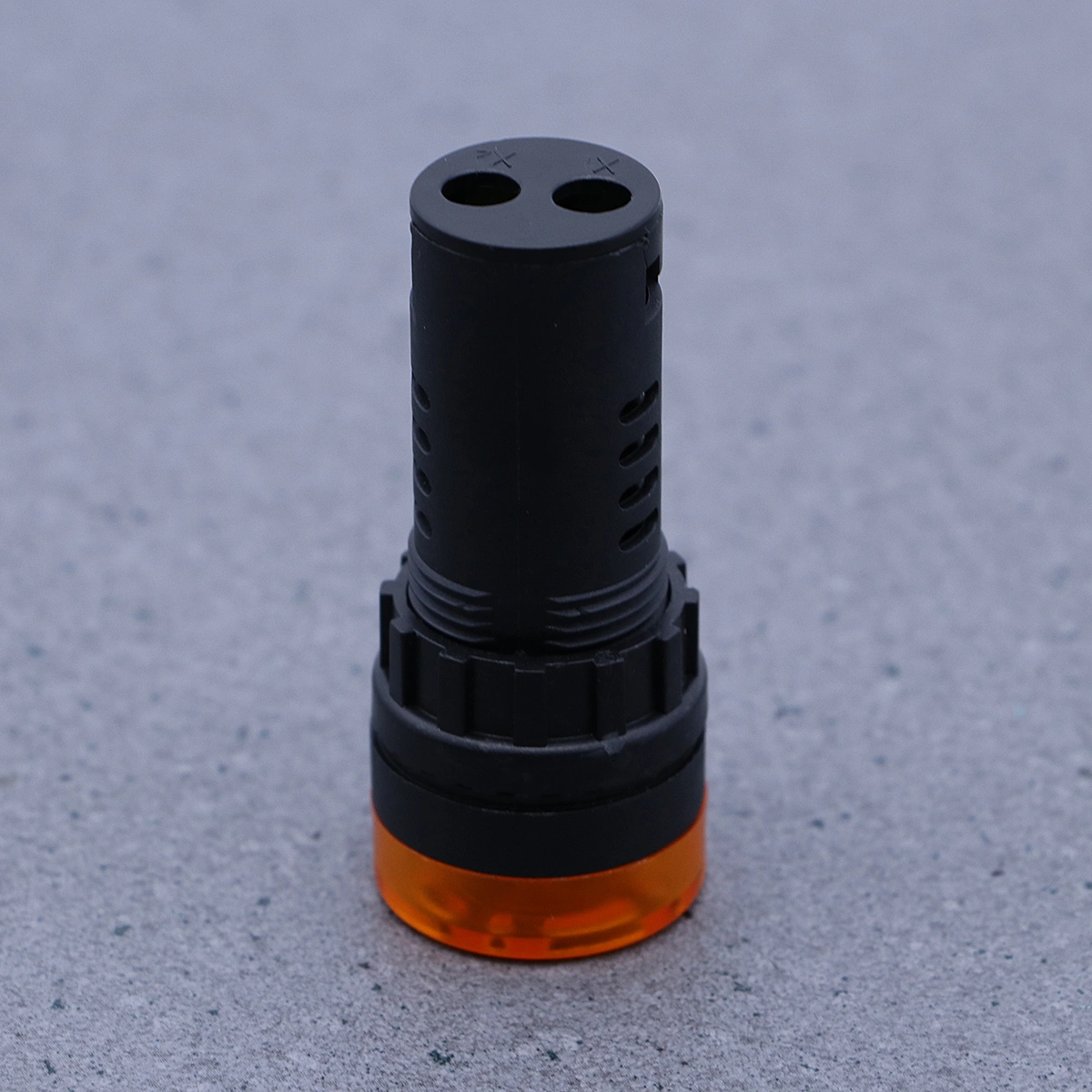 24V Small LED Signal Lamp Indicator Light Buzzer Alarm (Yellow Light)