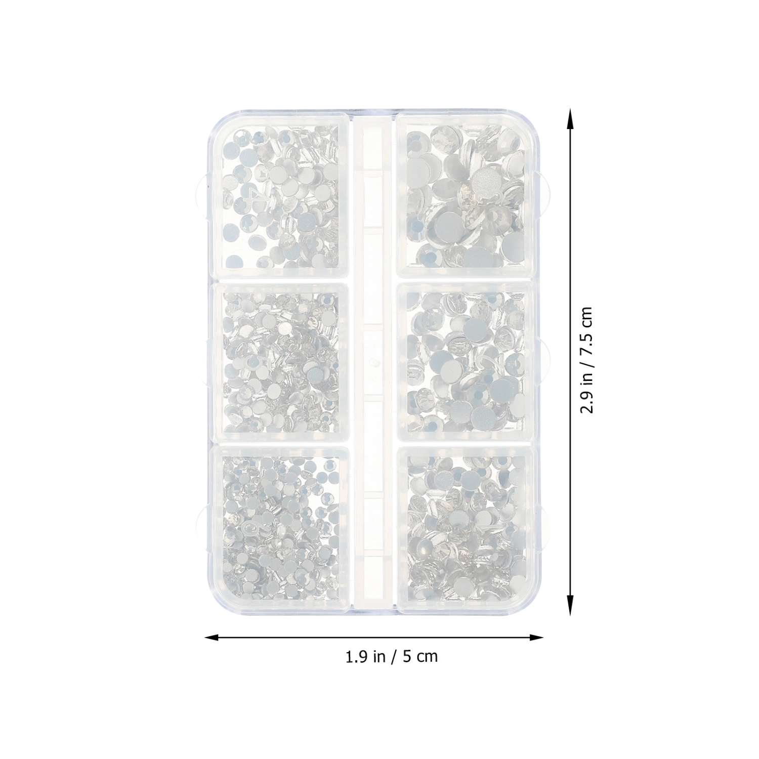 1 Box Nail Charms DIY Flatback Rhinestones Nail Art Ornaments Manicure Decorations