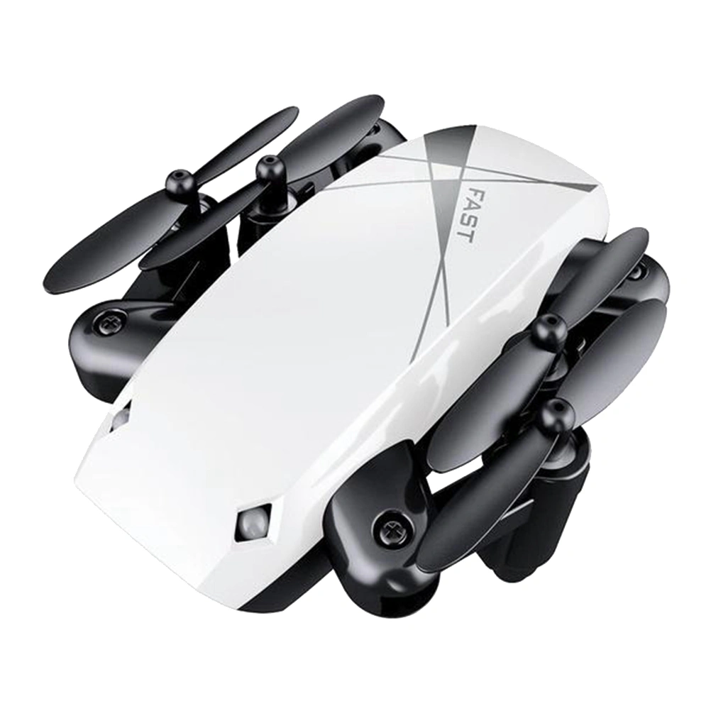 S9 Pocket Mini Foldable RC Drone 2.4GHz 6-Axis Gyro Quadcopter With Camera WiFi FPV Headless Mode One Key Automatic Return Alititude Hold Aircraft Toys (White)