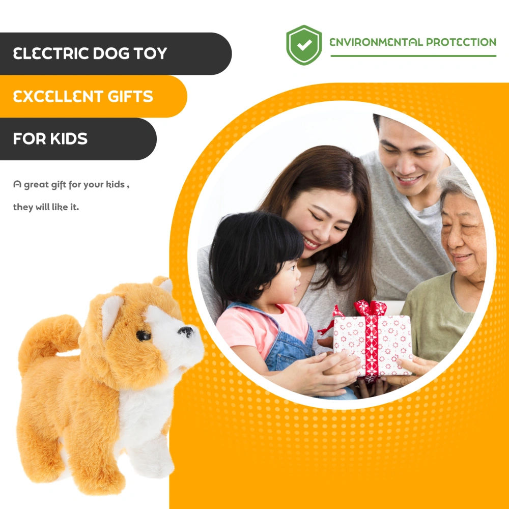 1Pc Children Simulation Dog Shaped Design Toy Electric Imitation Dog Plaything