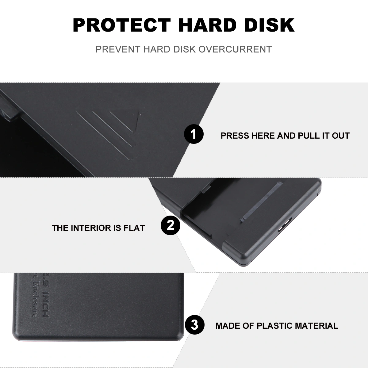 HDD Case 2.5 SATA to USB 3.0 Type Adapter HDD Enclosure External Hard Disk Case