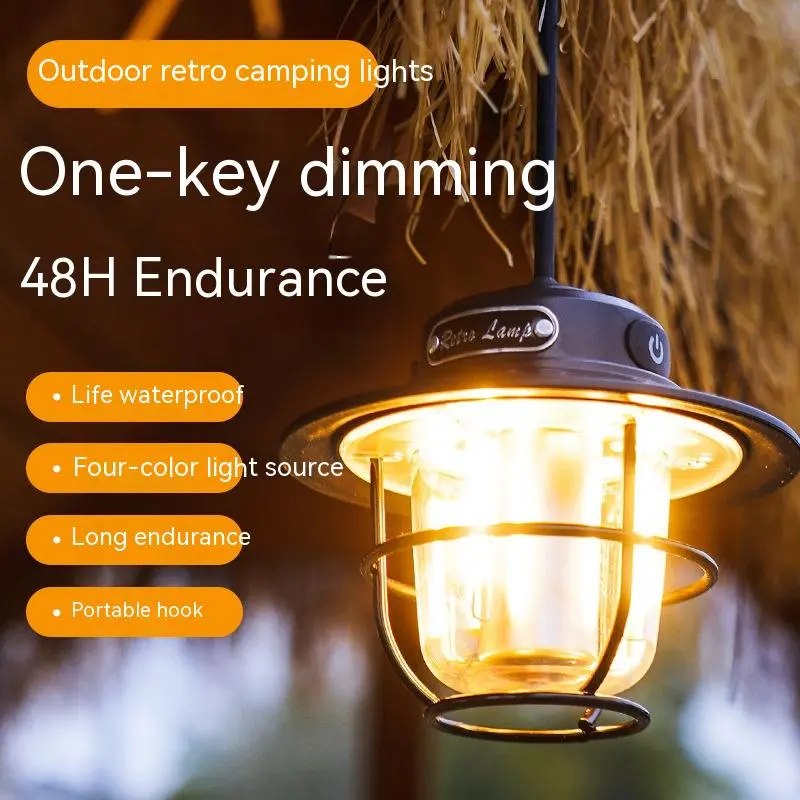 Outdoor Retro Rechargeable Camping Ambience Light