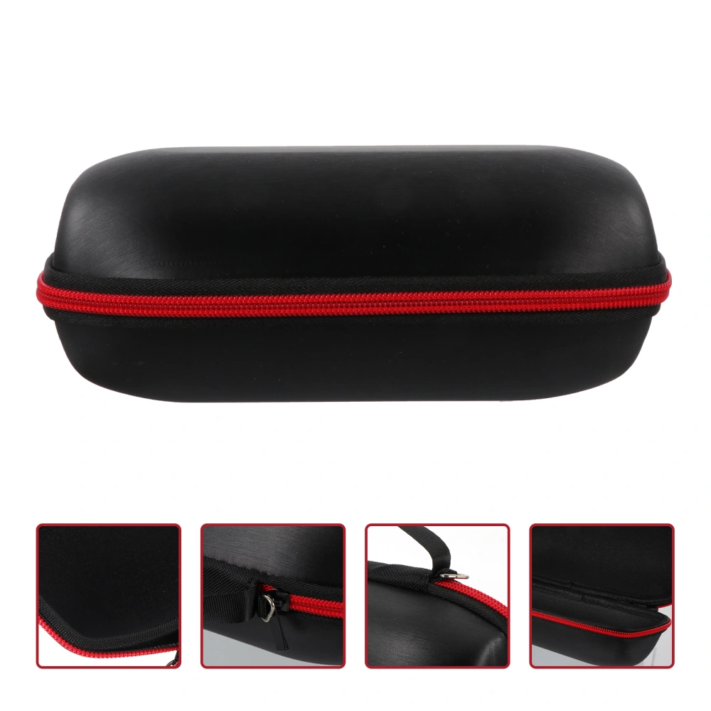 Wireless Speaker Storage Bag Wireless Microphone Carrying Pouch Mic Storage Case Black