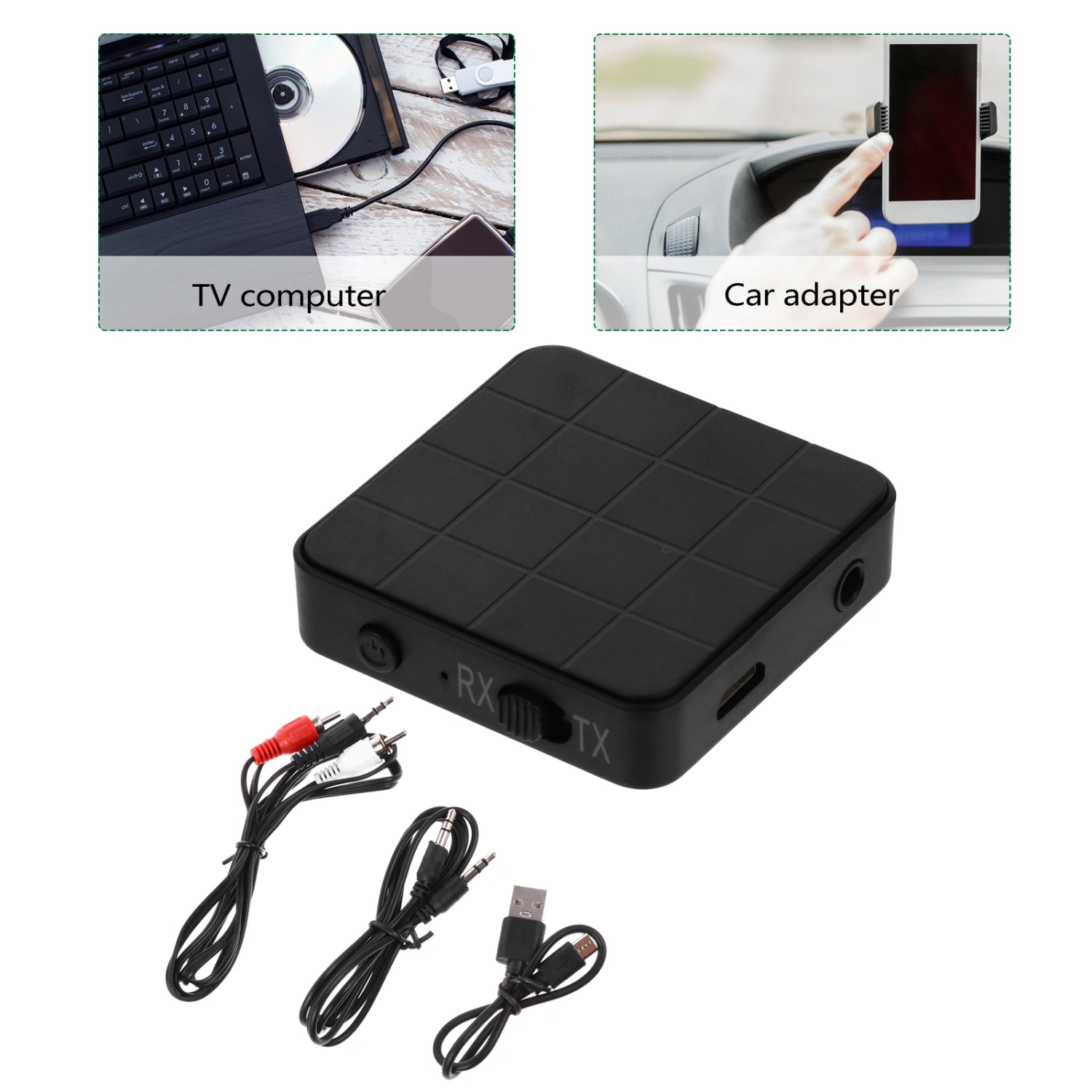 1 Set Wireless Receiver Transmitter Adapter Mini Portable Wireless Audio Devices