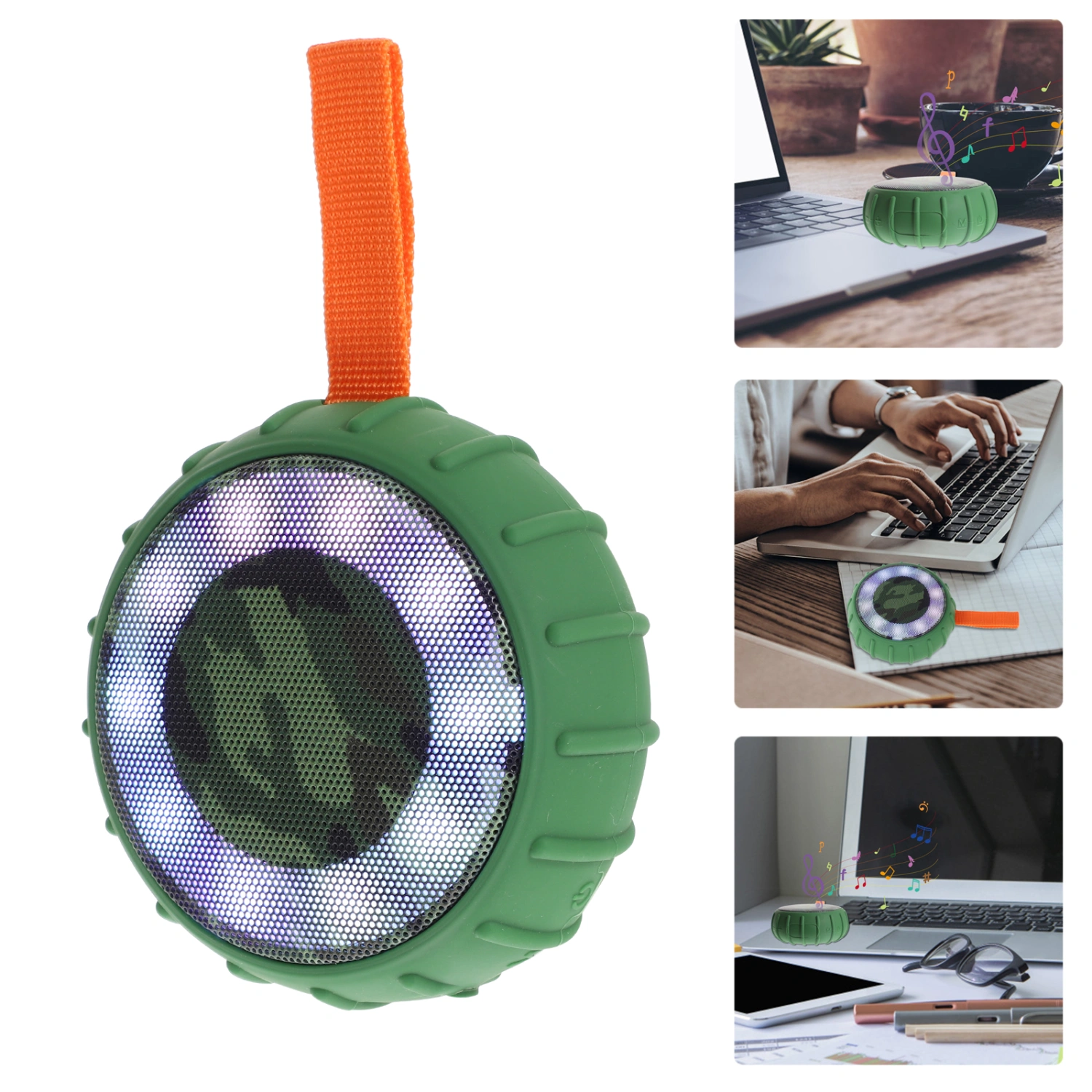 1 Set Mini Speaker Portable Sound Box Wireless Speaker Home Waterproof Speaker