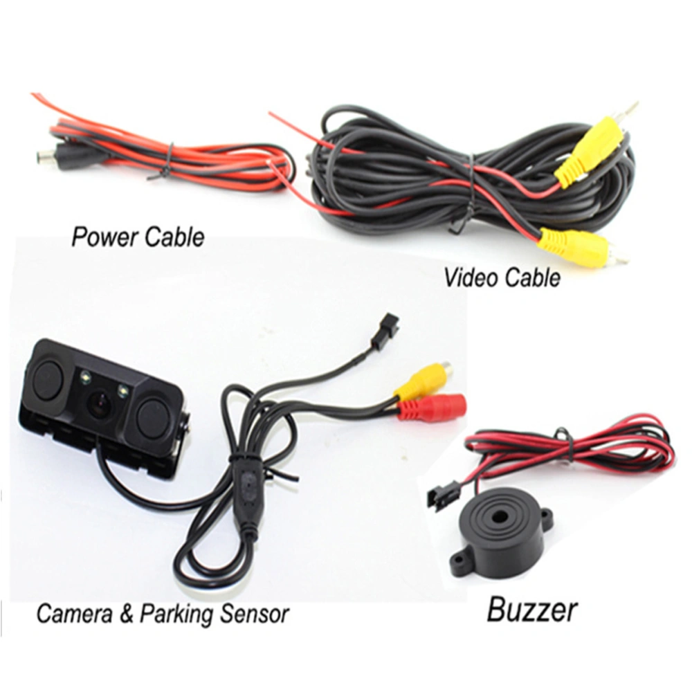 Universal Waterproof High Definition 3 in 1 Car Reverse Backup Parking Rear View Camera