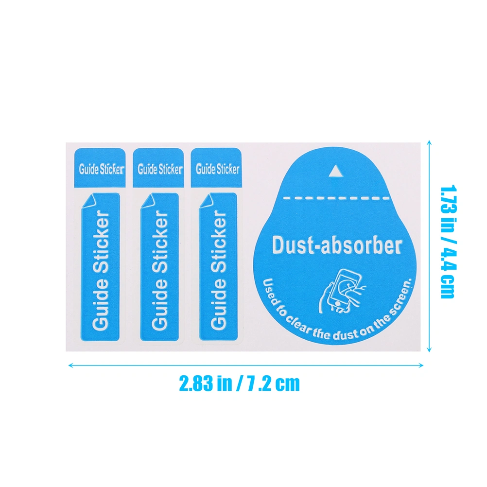 200pcs 3-in-1 Dust Absorber LCD Dedust Sticker for Mobile Phone Tablet Screen