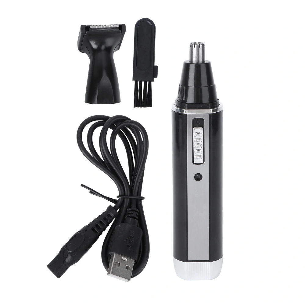 Multifunctional USB 2 in 1 Nose and Ear Hair Trimmer Cleaning Electric Nasal Hair Shaver Trimmers