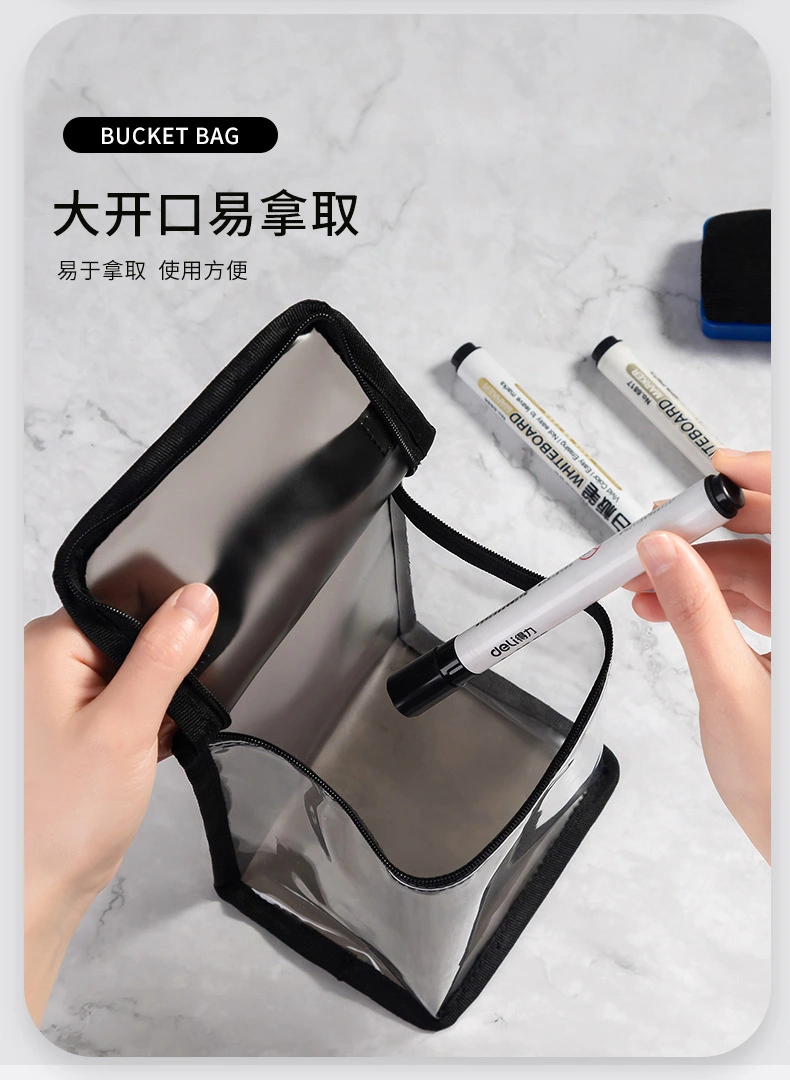 Clear Toiletry Bag Travel Wash Bag Organizer Cosmetic Makeup Bag Multi-functional Pen Case