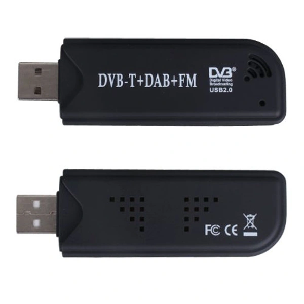 Mini Digital TV Stick USB DVB-T+DAB+FM Radio Tuner Recorder Receiver for Laptop /PC (Black)