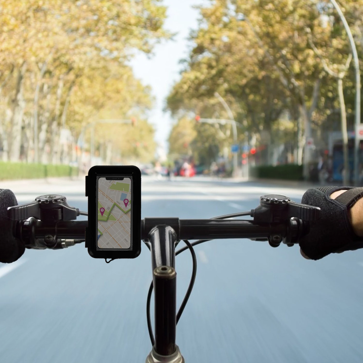 1 Pc Phone Mount Phone Bracket Cell Phone Stand Bike Motorcycle Phone Holder