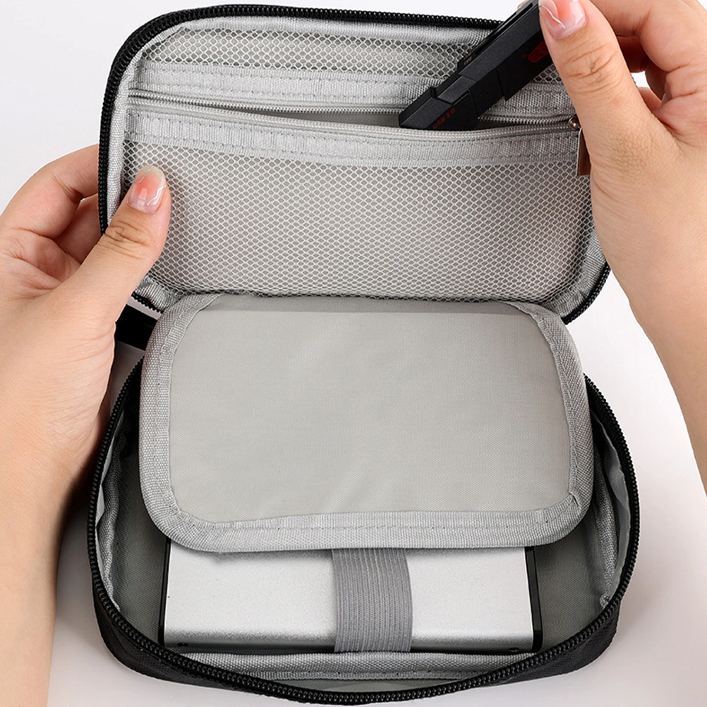 Electronic Organizer Bag Data Line Storage Pouch Travel Electronic Organizer Bag