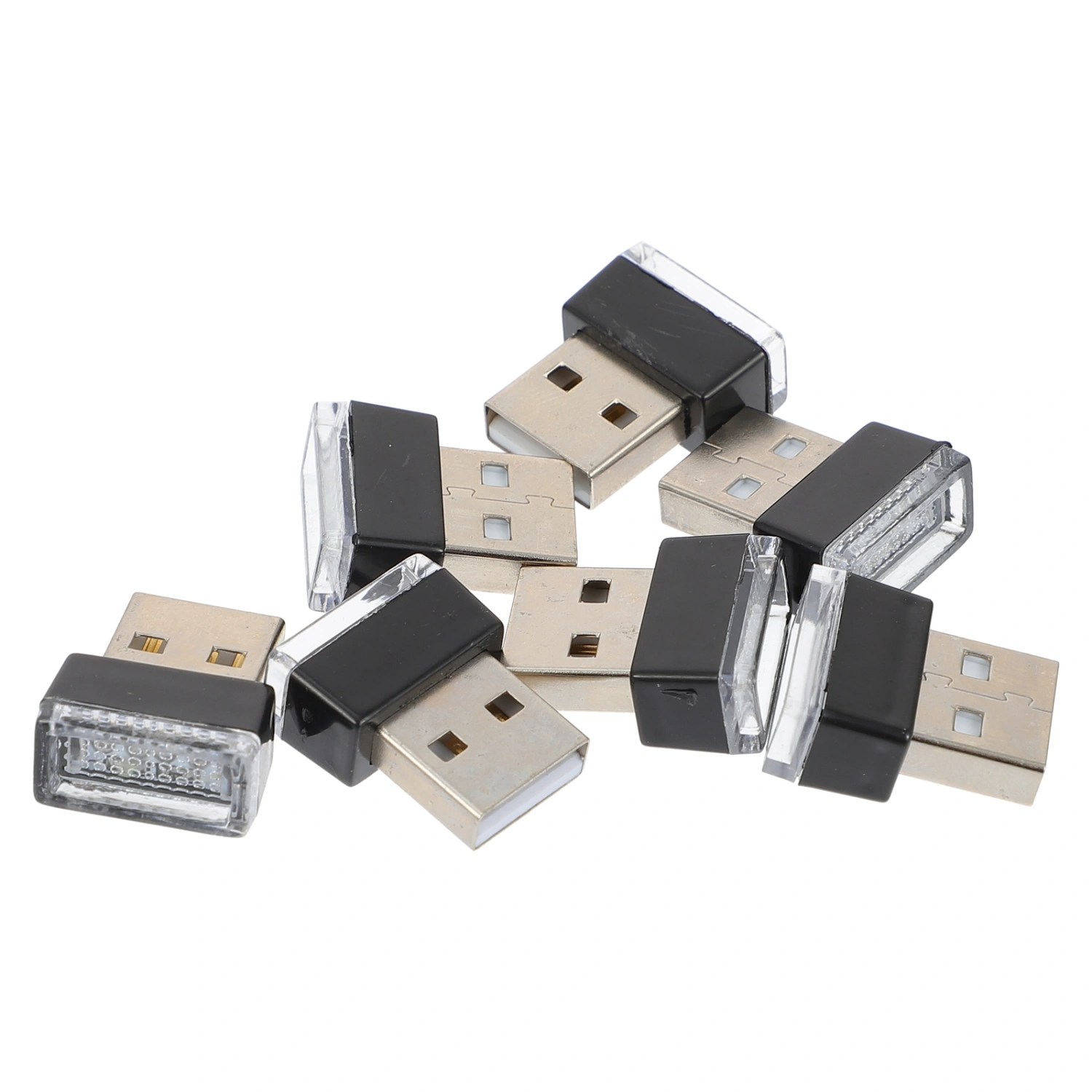 7pcs USB Light Car Interior Decorative Atmosphere Lamp Car Mini LED Lamp