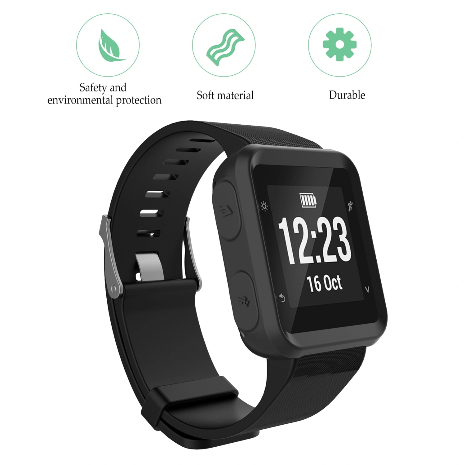 2pcs Watch Frame Watch Accessory Watch Shell Compatible with Garmin Forerunner35
