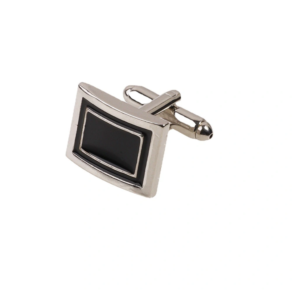 Cufflinks High-grade Square Black Metal