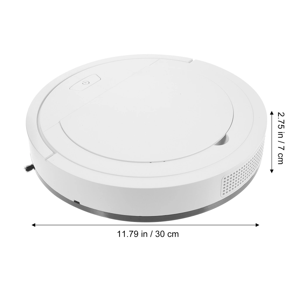 Floor Mopping Robot Useful Durable Simple USB Smart Clean Machine Cleaner Gift for Home (White)