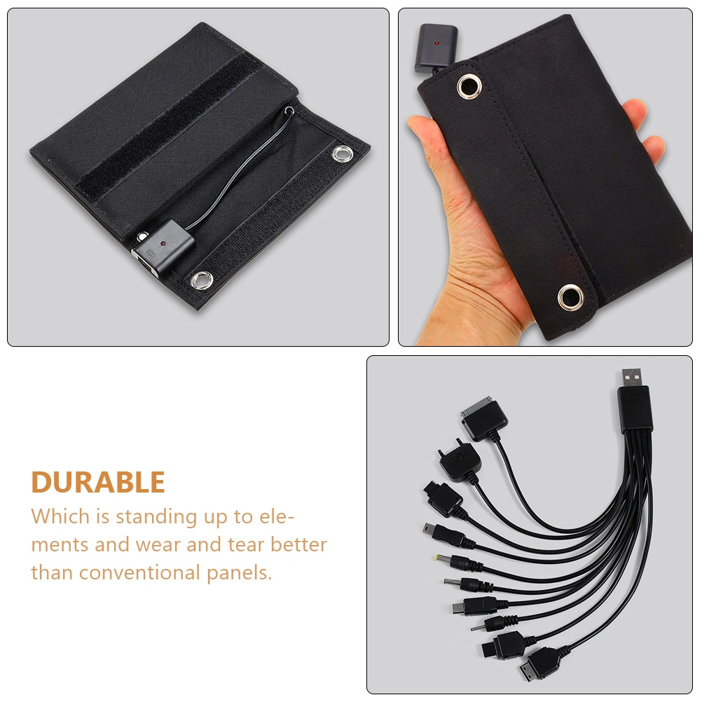 1 Set Solar Panel Charger 15W 6V DC Solar Charger Foldable Solar Panels Charger