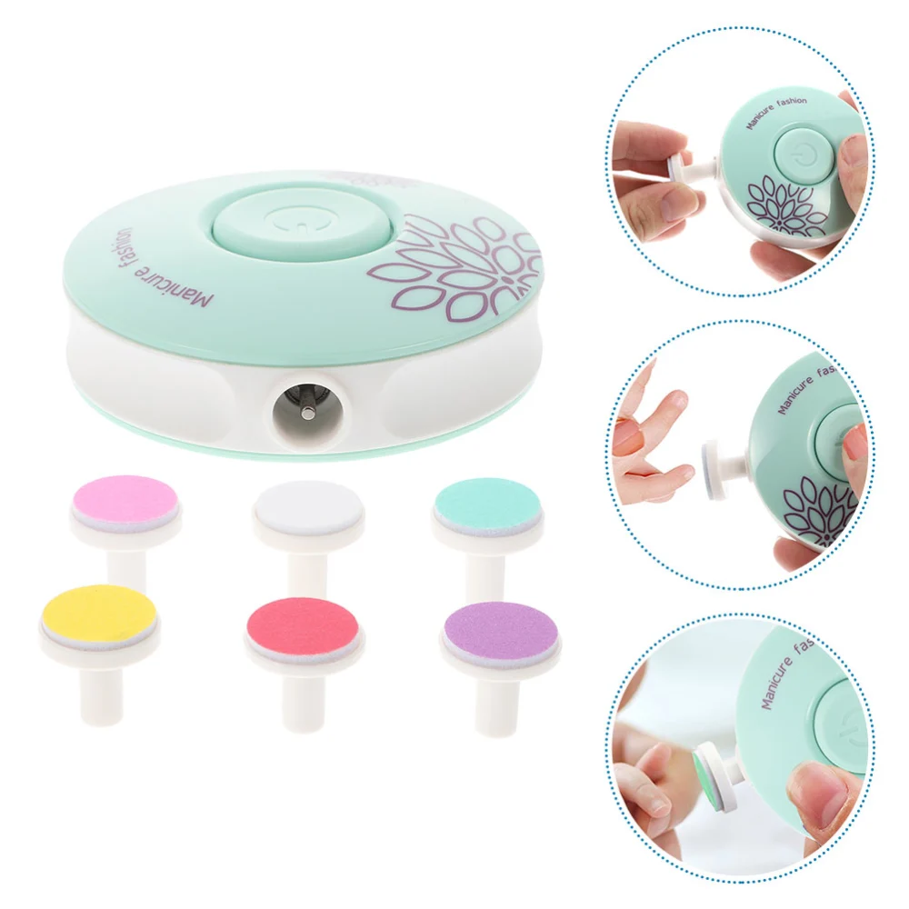 1 Set of Baby Electric Nail Trimmer Electric Nail Polisher Nail File for Adult Manicure Tool Set