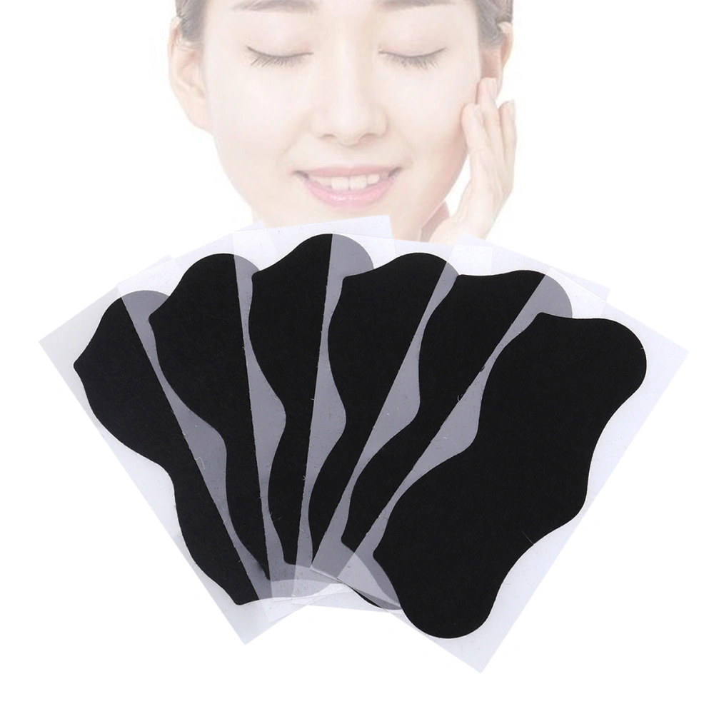 12pcs Deep Nose Pore Cleasing Strips Bamboo Charcoal Blackhead Remover Nose Sticker (Black)