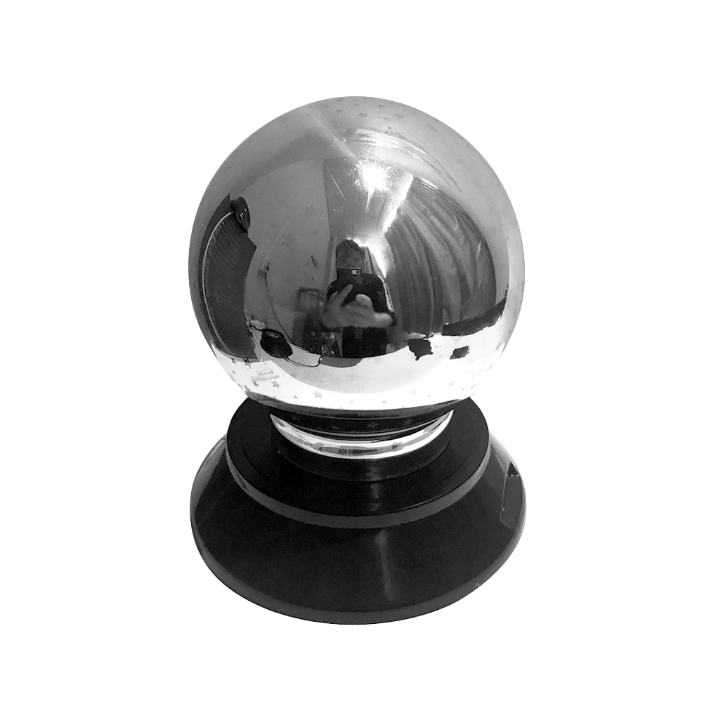 3D Snowflake Glass Ball Light Decoration Crystal Ball Lamp USB Night Light Ornament No Battery Included