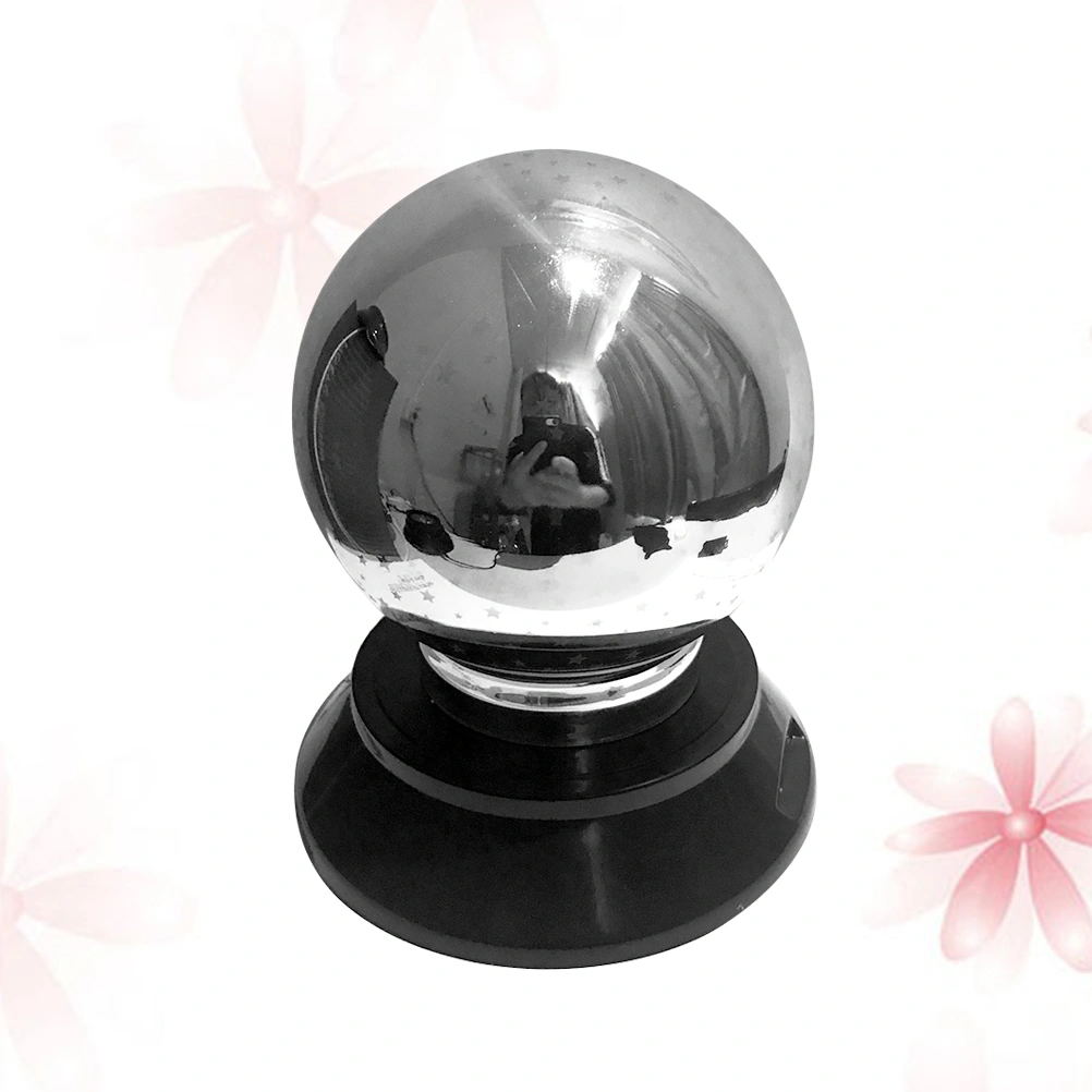 3D Snowflake Glass Ball Light Decoration Crystal Ball Lamp USB Night Light Ornament No Battery Included