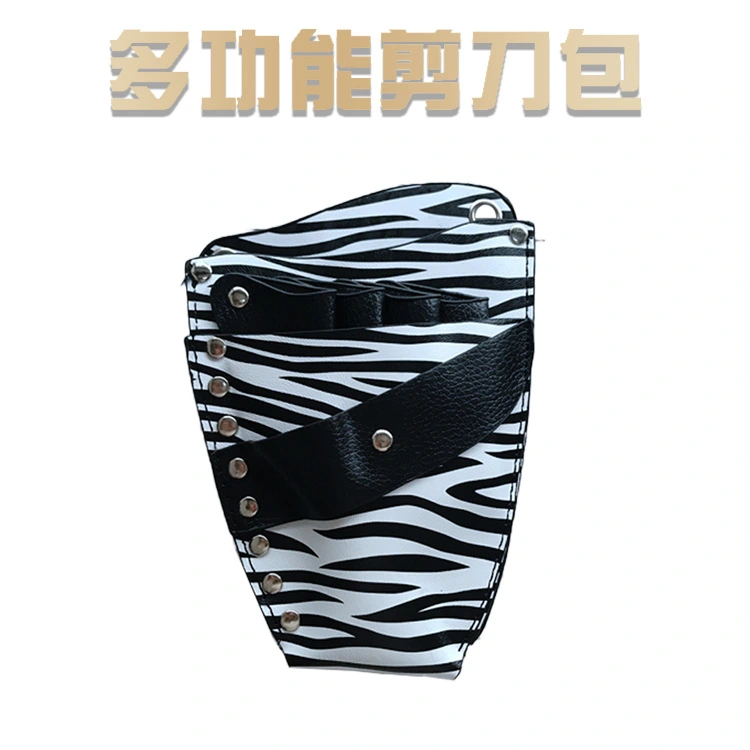 Scissor Holder Hair Salon Scissor Bag Barber Leather Waist Pouch Hairdressing Waist Pack