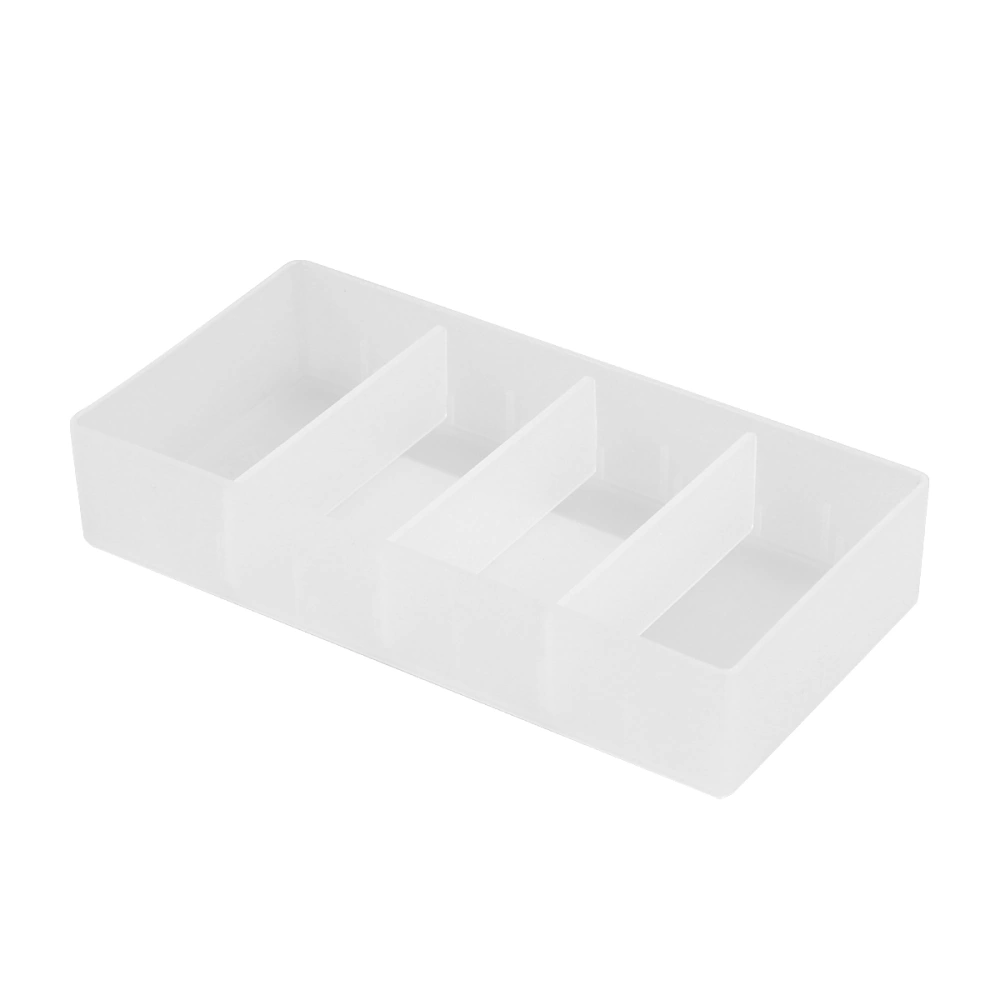 Makeup Storage Box Plastic Cosmetic Drawer Office Organizer Nail Jewelry Desktop Container Kitchen Storage Box(Small)