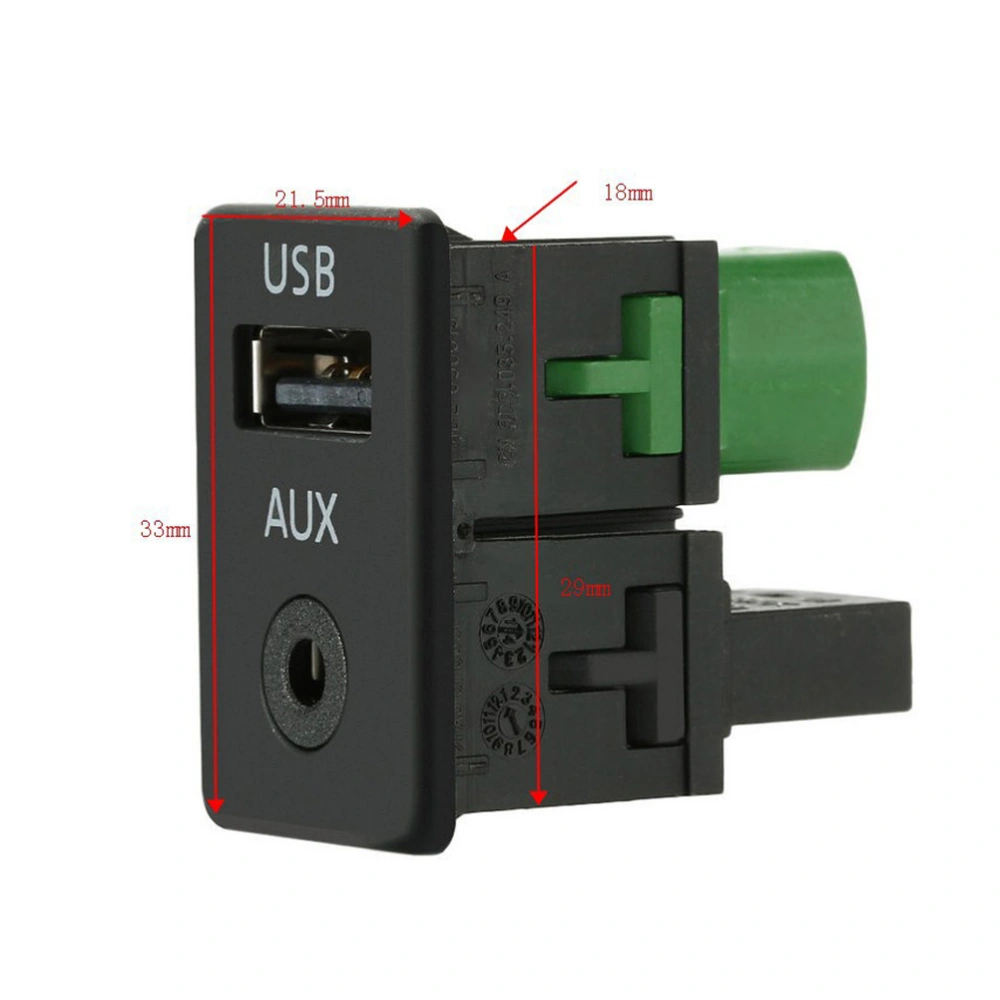 USB AUX Built-in Cable Connector Adapter Car Radio Switch Cable Socket for RNS315 RCD510 RCD310 RCD300