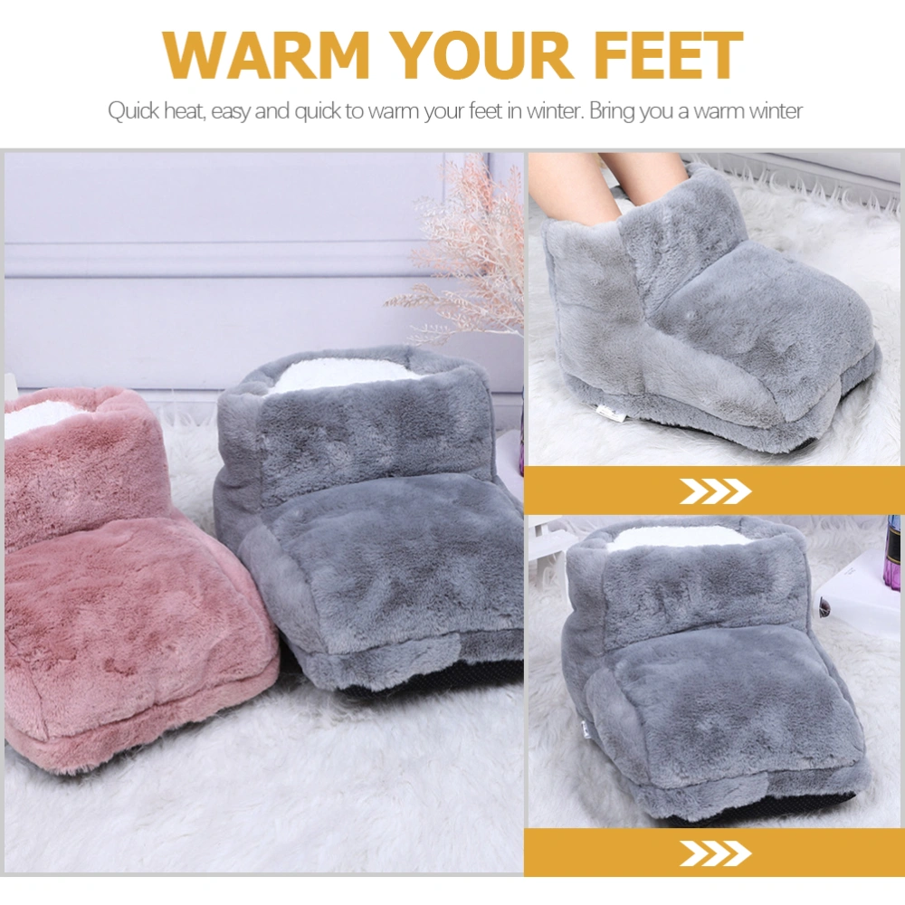 Foot Warmer Heater Shoes Fast Heating Pad Winter Feet Warmer Electric Heated Shoes