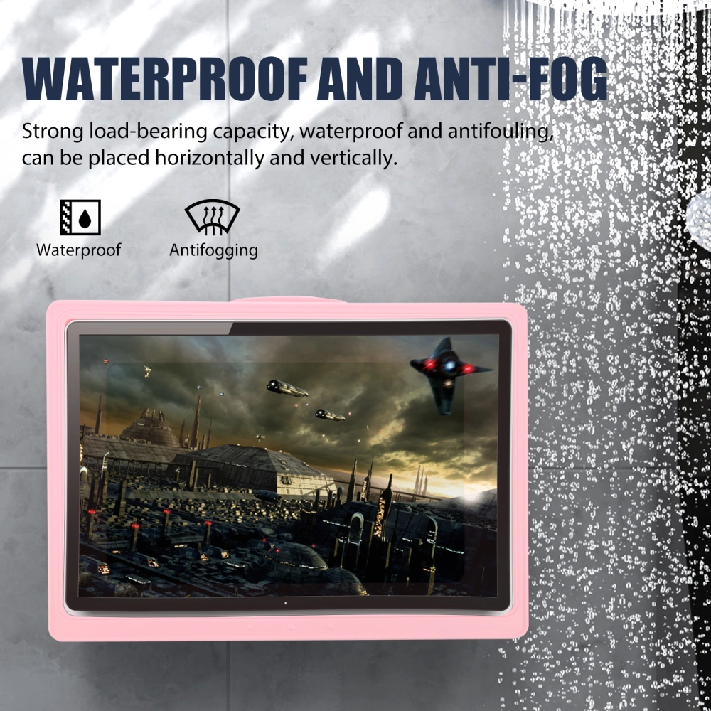 Bathroom Tablet Case Waterproof Tablet Case Useful Wall Mounted Tablet Case