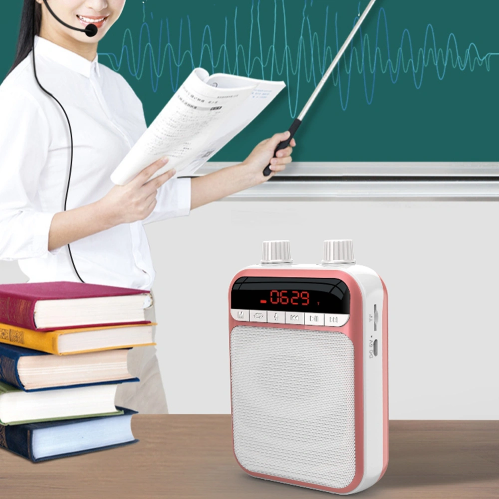 Voice Amplifier Rechargeable PA System Speaker for Teacher Tour Guide Instructor