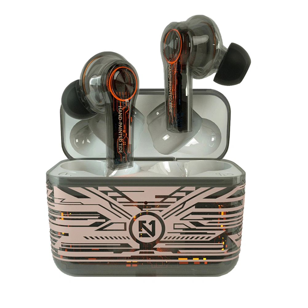 1 Pair Professional Wireless Earbuds Earphones In-Ear Stereo Headphones Earbuds